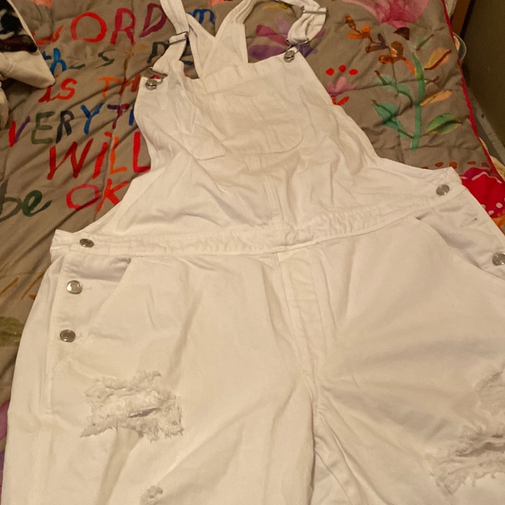 American Eagle XXL White overalls